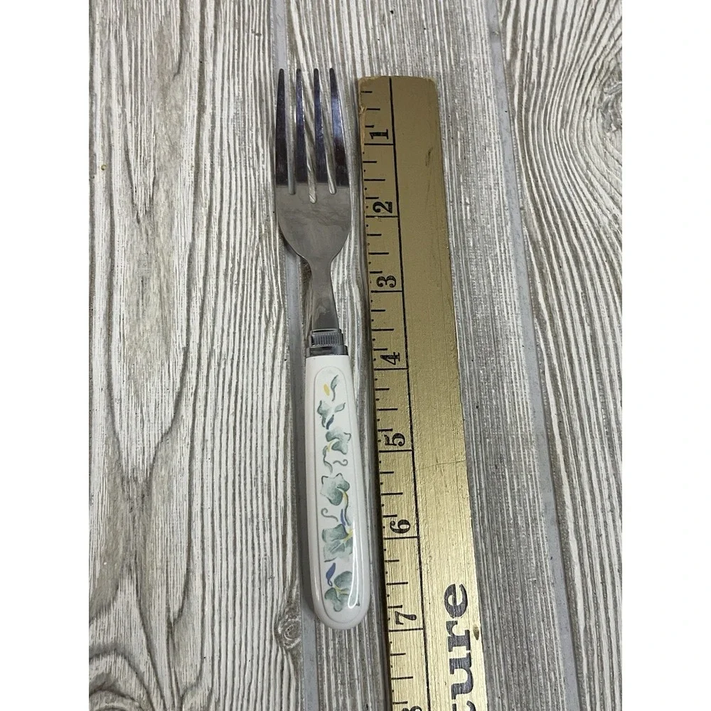 Corelle Flatware Salad Fork Calloway GREEN IVY Stainless Replacement Piece